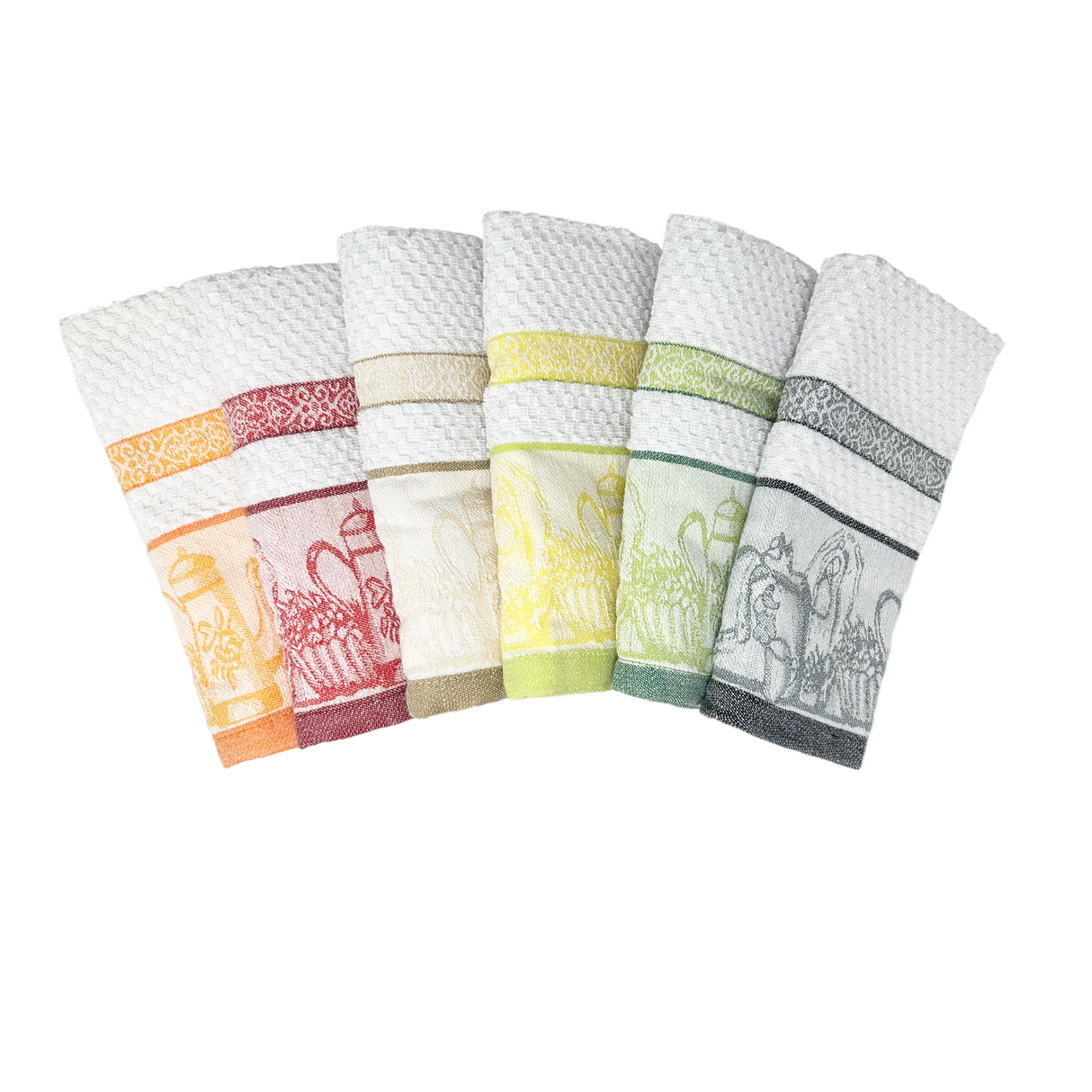 Set 6 strofinacci TEA TIME by Karì