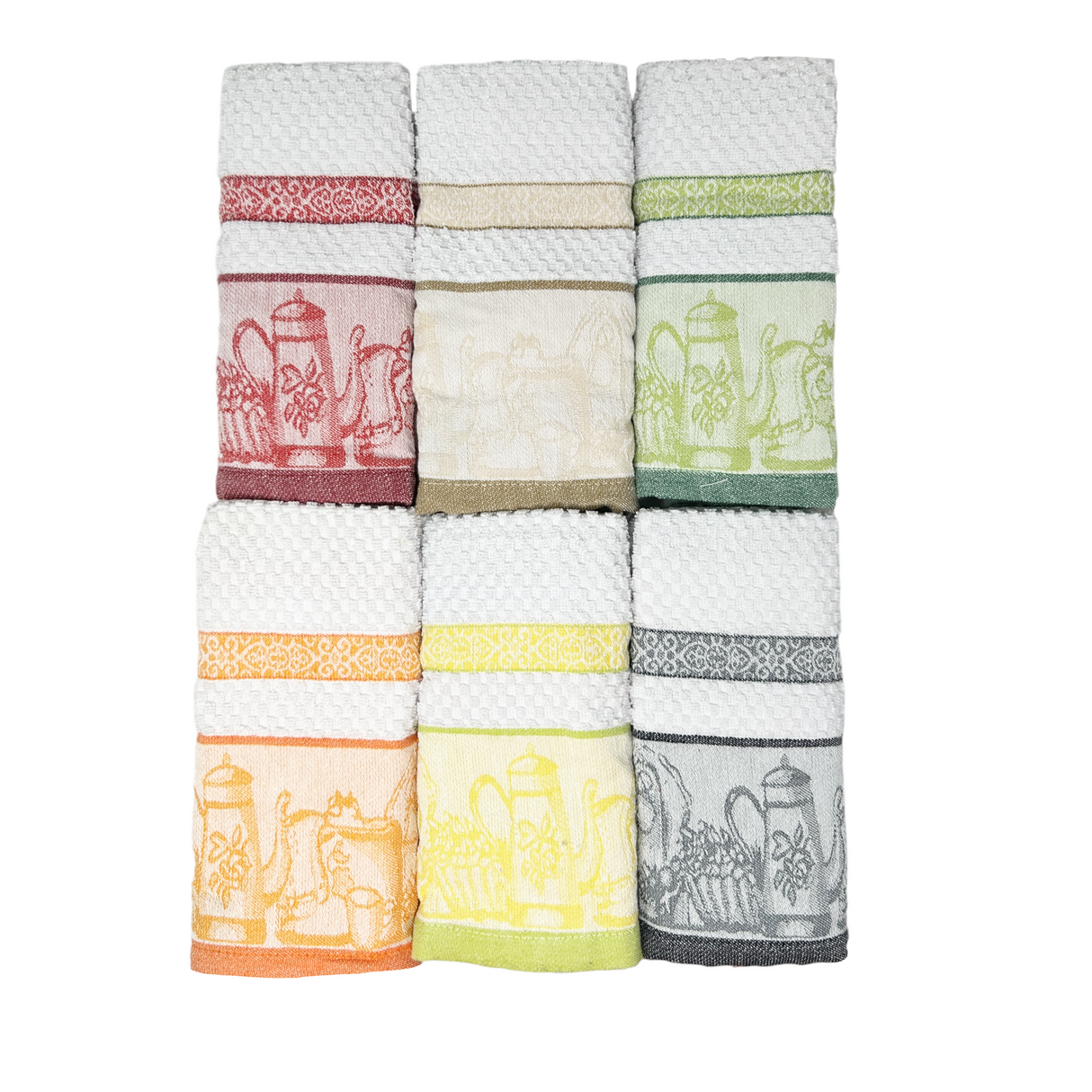 Set 6 strofinacci TEA TIME by Karì