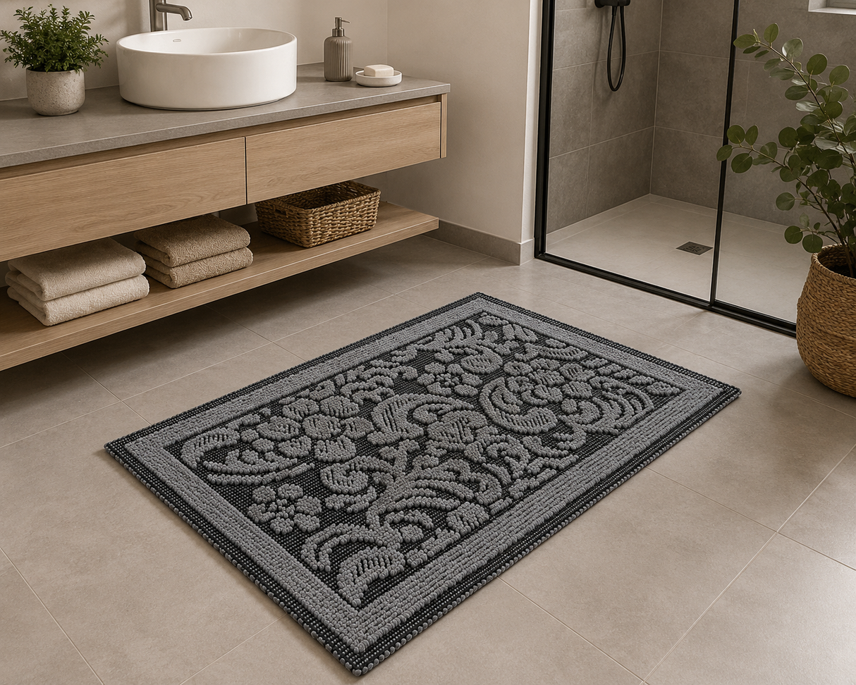 appeto Arredo Stile Sardo Dalia Linea Oro 60x100 cm in Cotone con Motivo Floreale