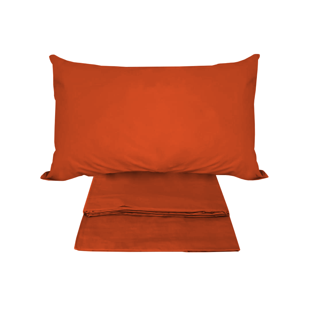 Completo Lenzuola Piazza e Mezza Tinta Unita By Maestri Cotonieri