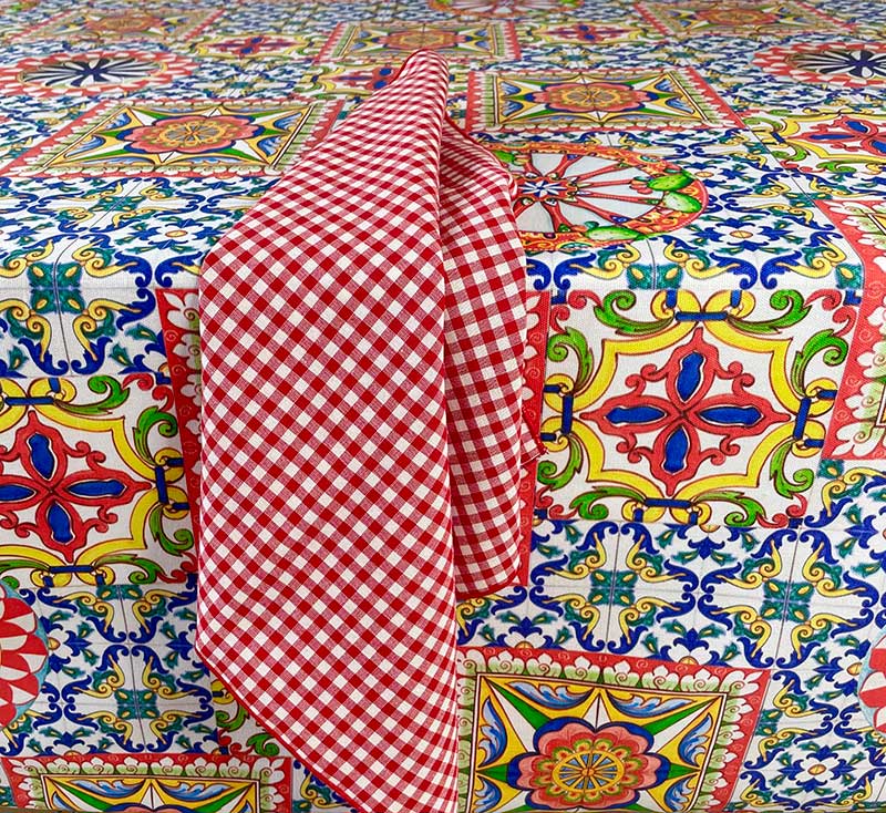 Tovaglia MAIOLICHE SICILIANE By Magilu