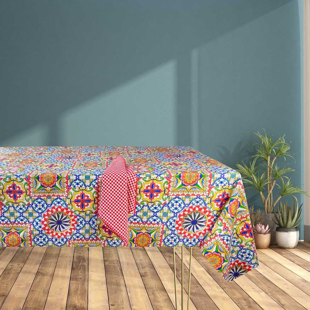 Tovaglia MAIOLICHE SICILIANE By Magilu