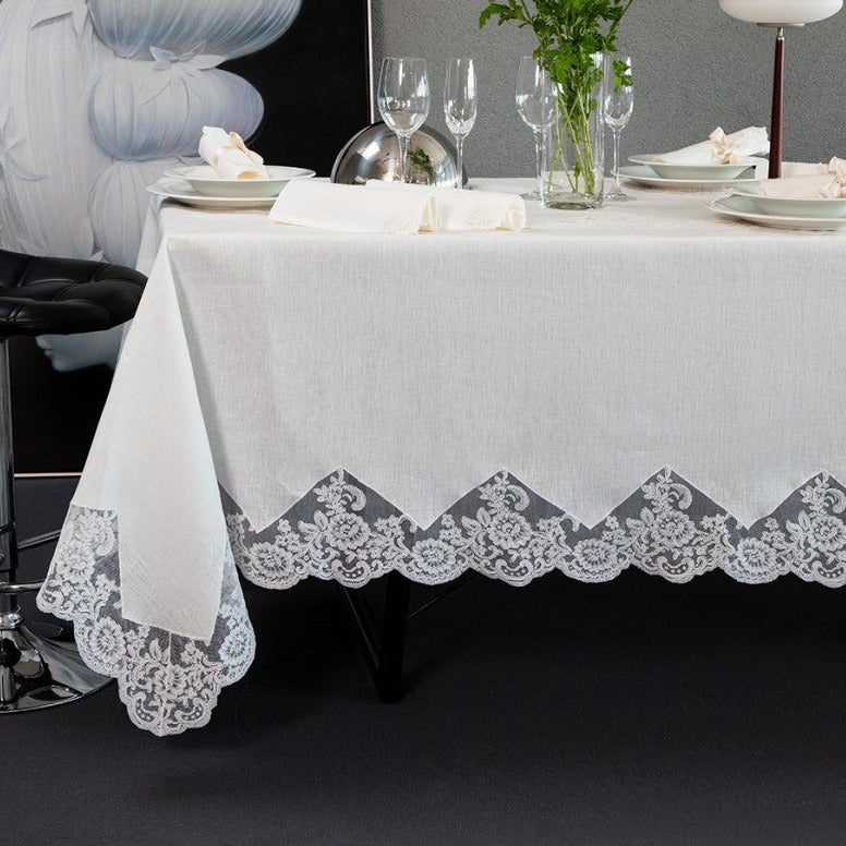 Set Tavola x12 in Lino Aurora - Battaglia