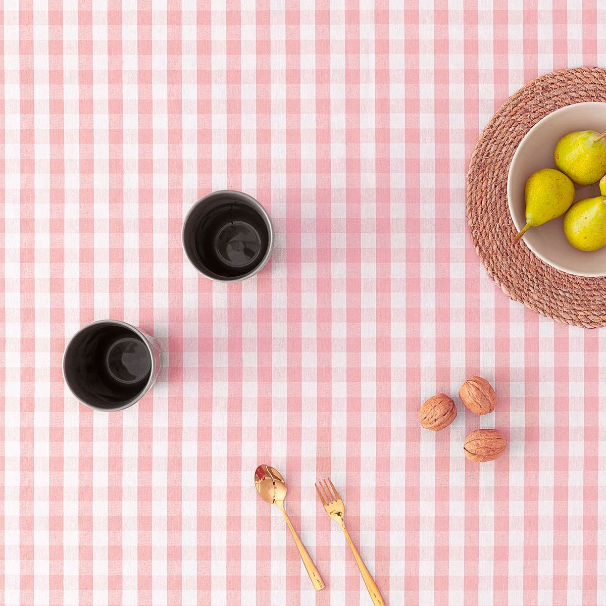 Tovaglia a Quadri 12 Posti – Maestri Cotonieri