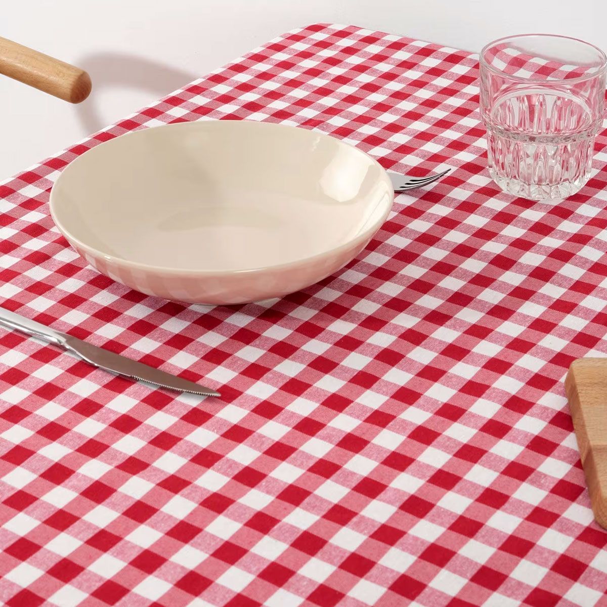 Tovaglia a Quadri 12 Posti – Maestri Cotonieri