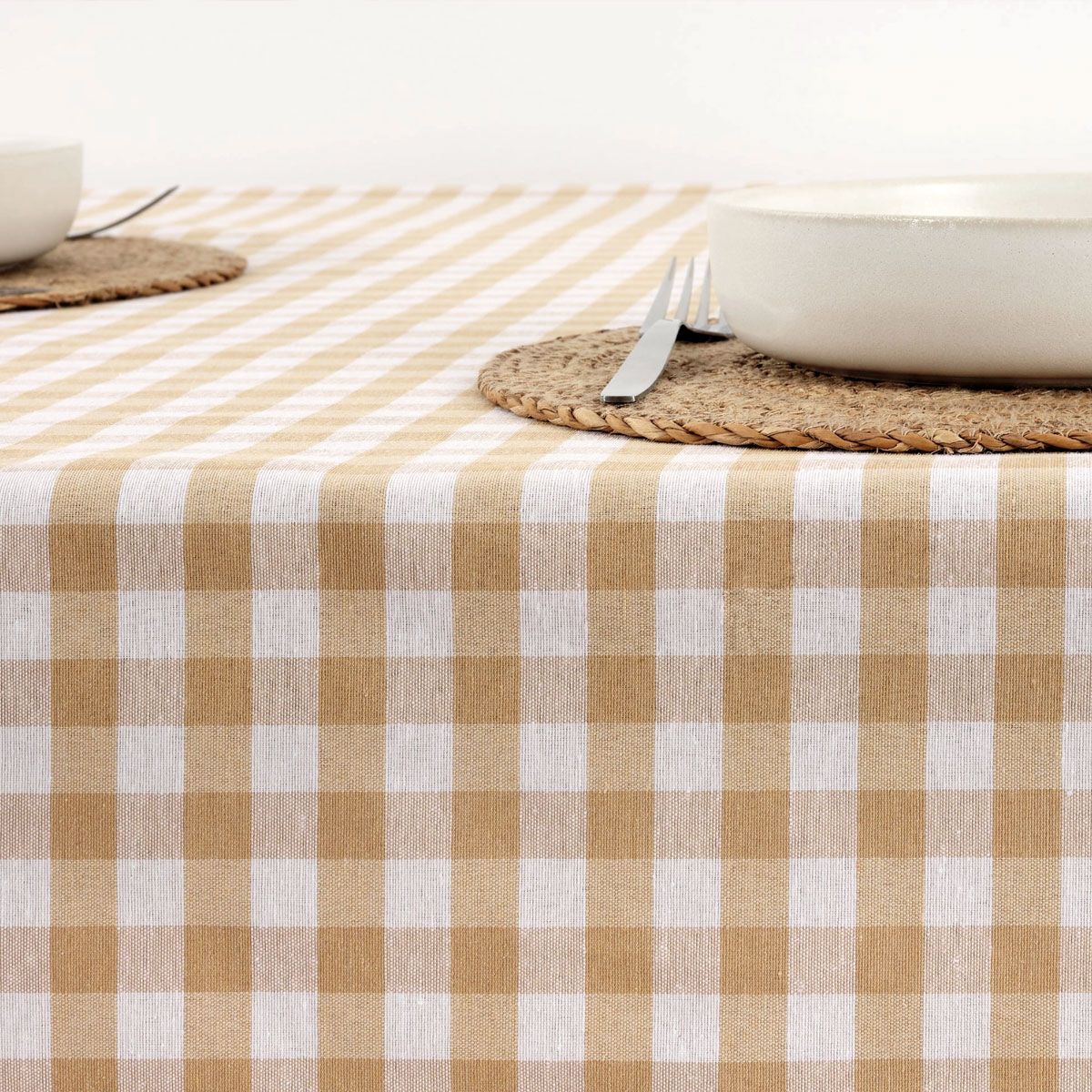 Tovaglia a Quadri 12 Posti – Maestri Cotonieri