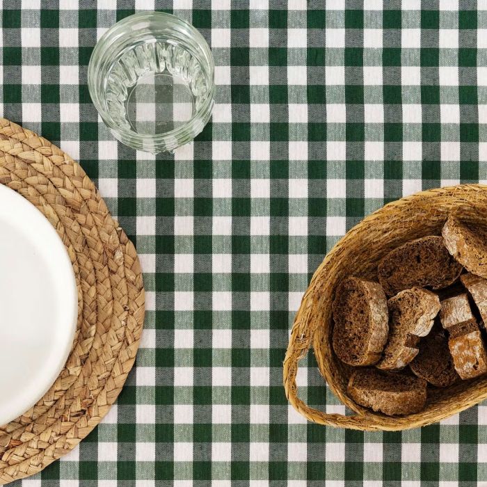 Tovaglia a Quadri 12 Posti – Maestri Cotonieri