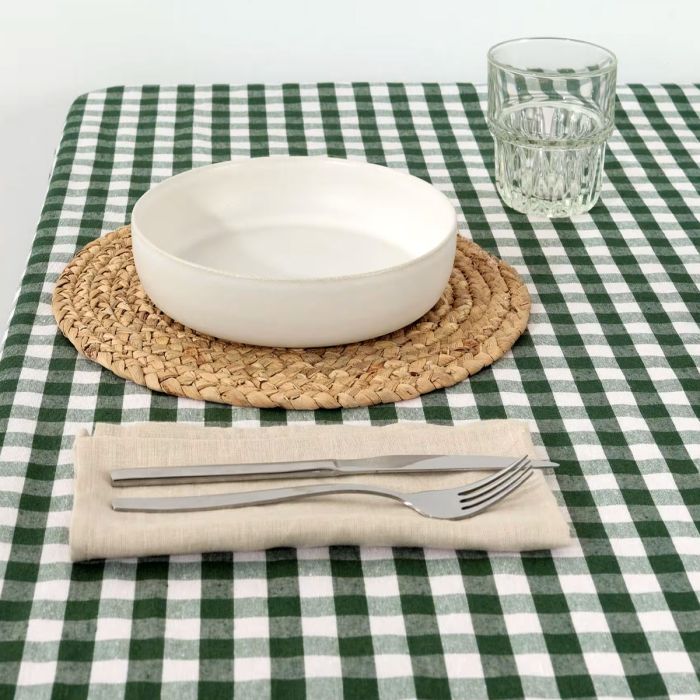 Tovaglia a Quadri 12 Posti – Maestri Cotonieri