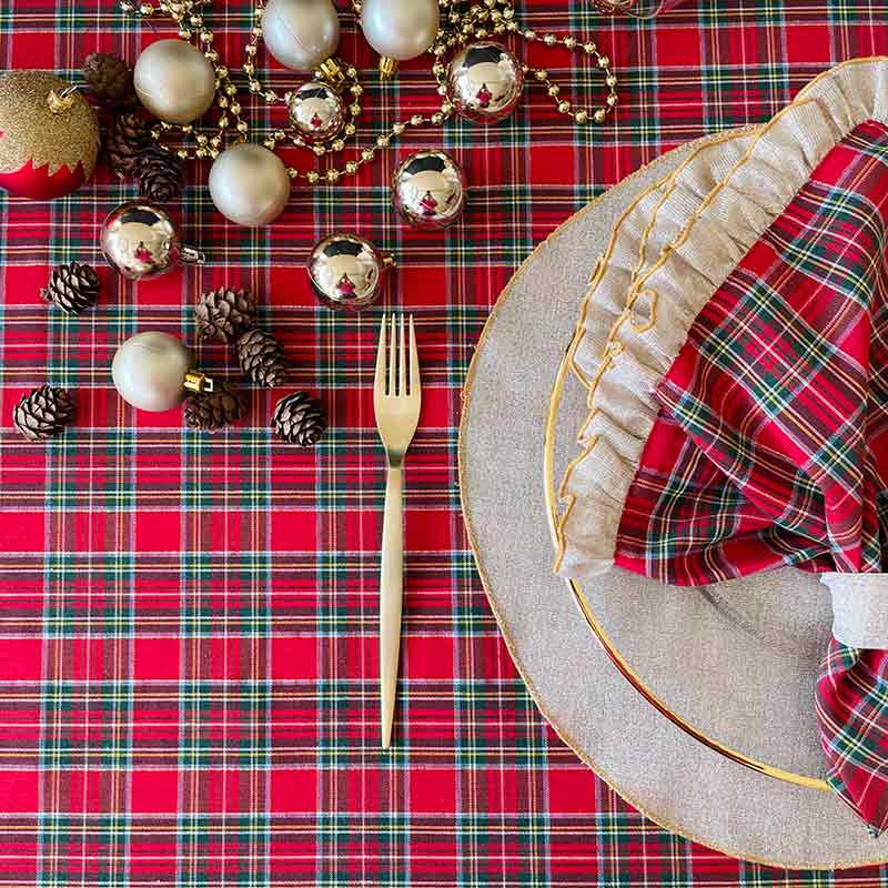 Tovaglia TARTAN ROSSO By Magilu