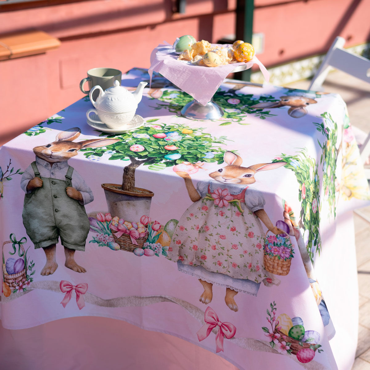 Tovaglia Albero Delle Uova - Maestri Cotonieri