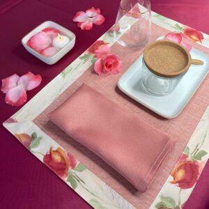 Set 2 tovagliette americane Antimacchia Rose - Magilù