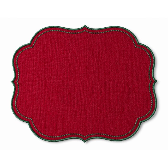 Set 2 Tovagliette Natalizie Dior 45x35 cm - Maestri Cotonieri