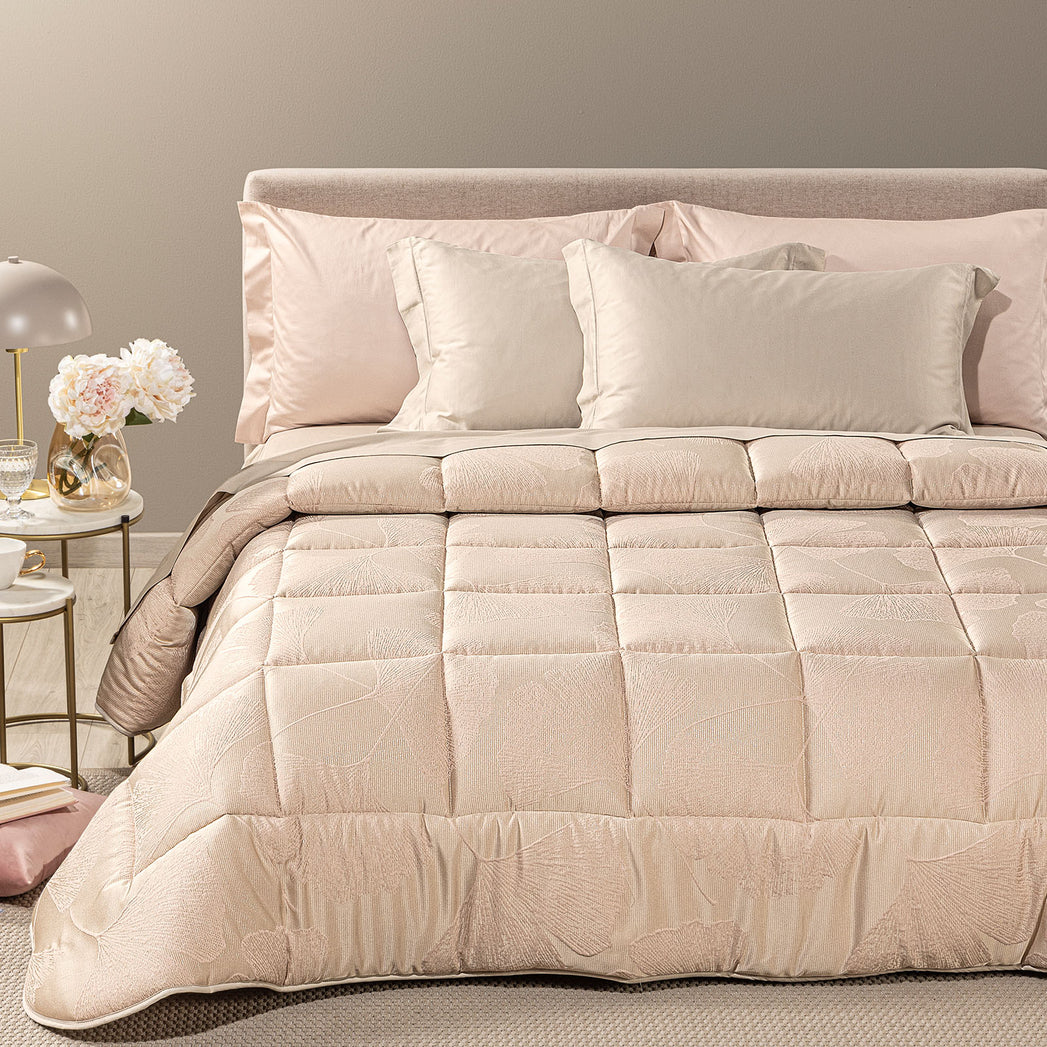 Trapunta In Raso Jacquard Agatha - Caleffi