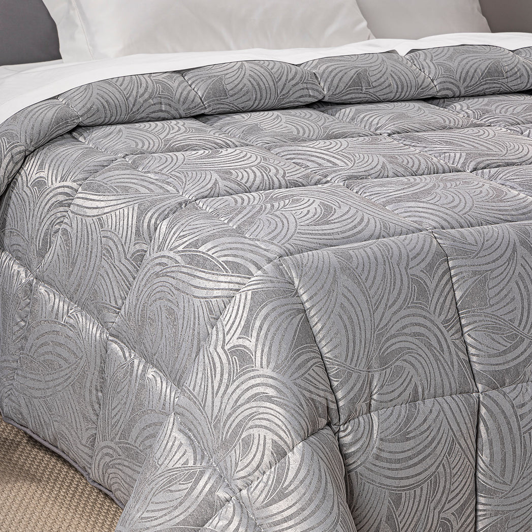 Trapunta In Raso Jacquard Apollo - Caleffi