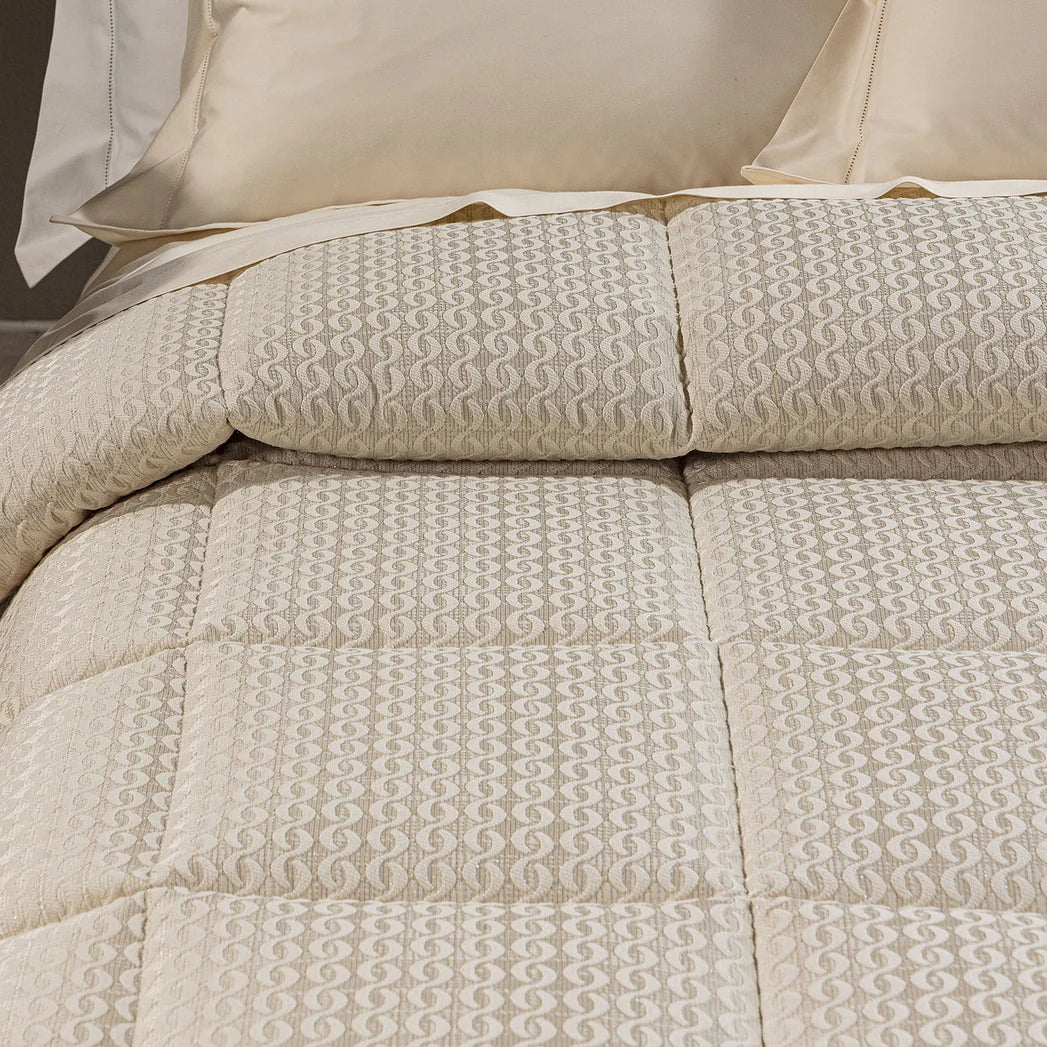 Trapunta In Raso Jacquard Clear - Caleffi