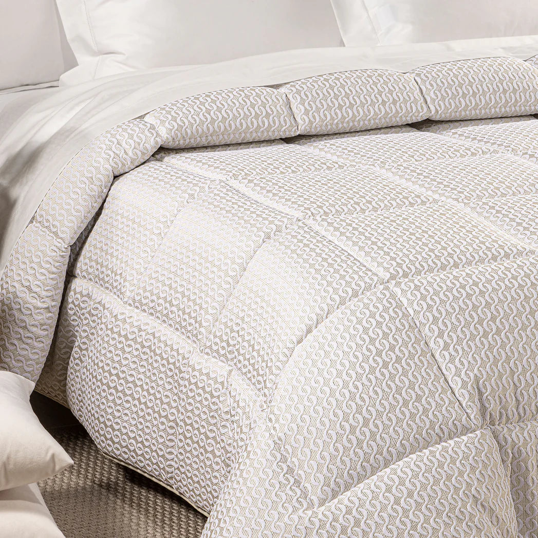 Trapunta In Raso Jacquard Clear - Caleffi