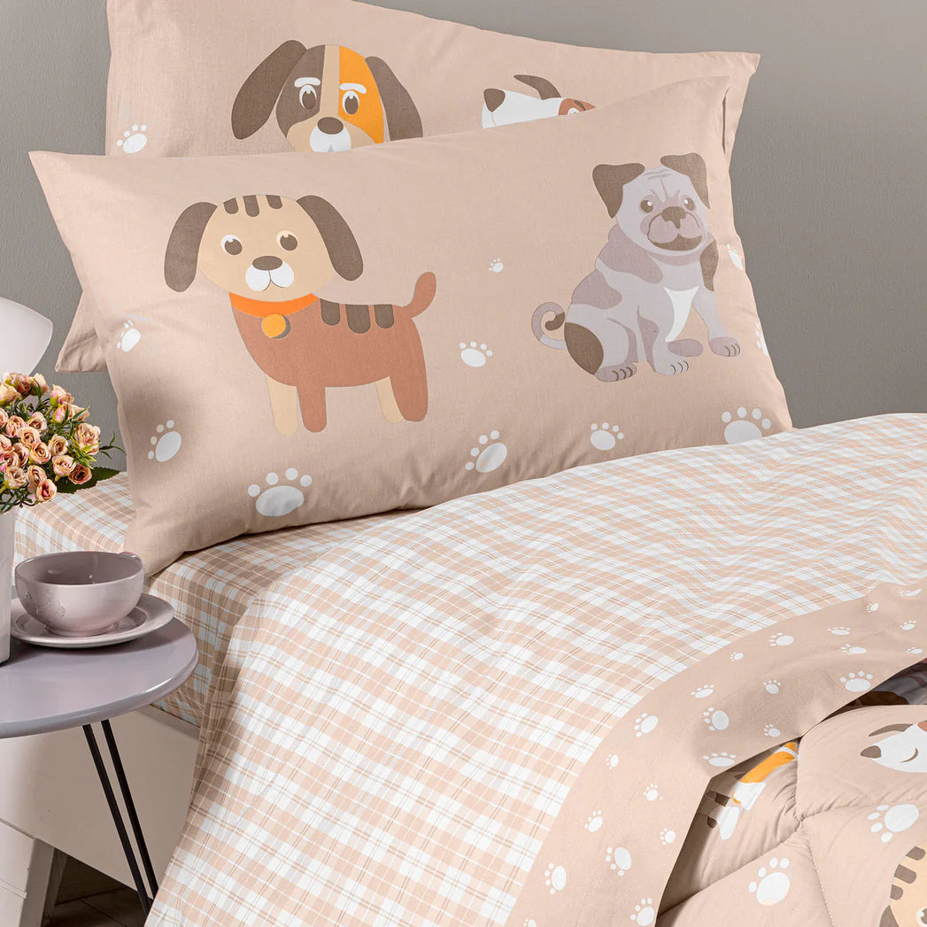 Trapunta Letto Singolo Invernale Cuccioli – Caleffi