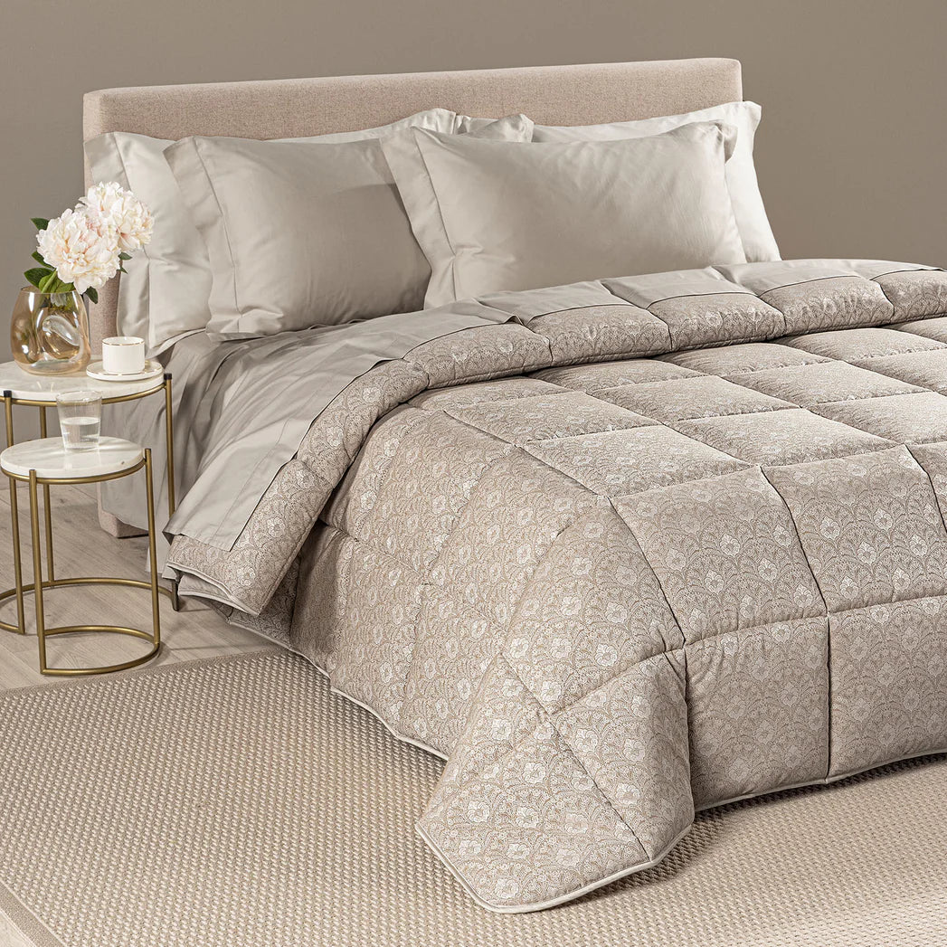 Trapunta In Raso Jacquard Danubio - Caleffi