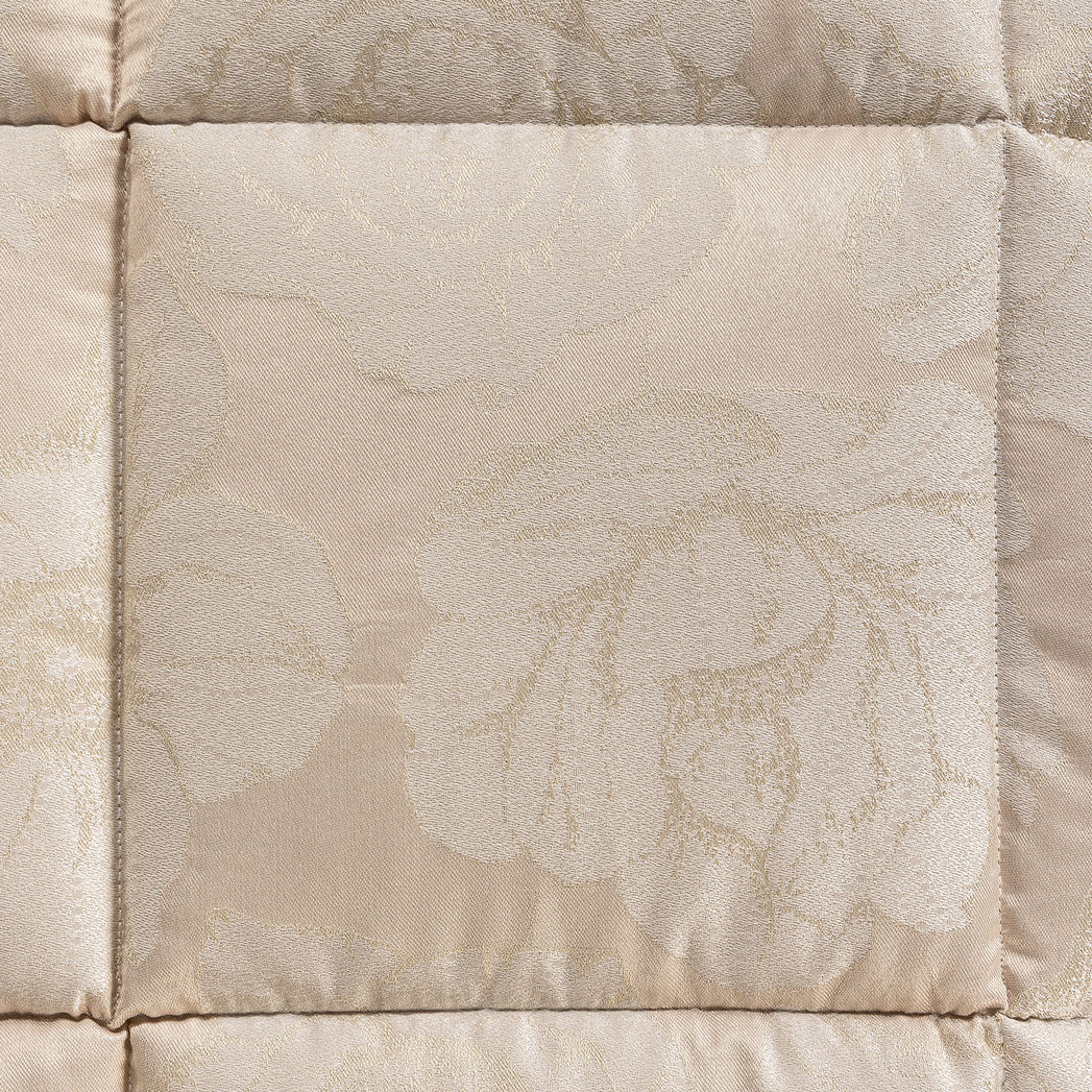 Trapunta In Raso Jacquard Flory - Caleffi