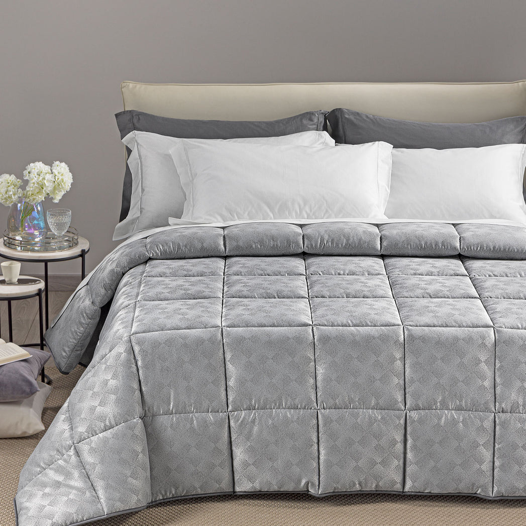 Trapunta In Raso Jacquard Texture - Caleffi