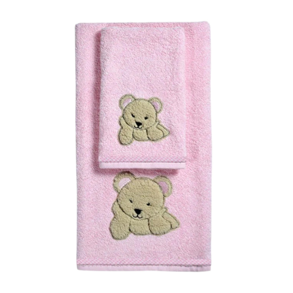 Set Asciugamani Baby 1+1 in Spugna di Cotone Baloo - Vingi