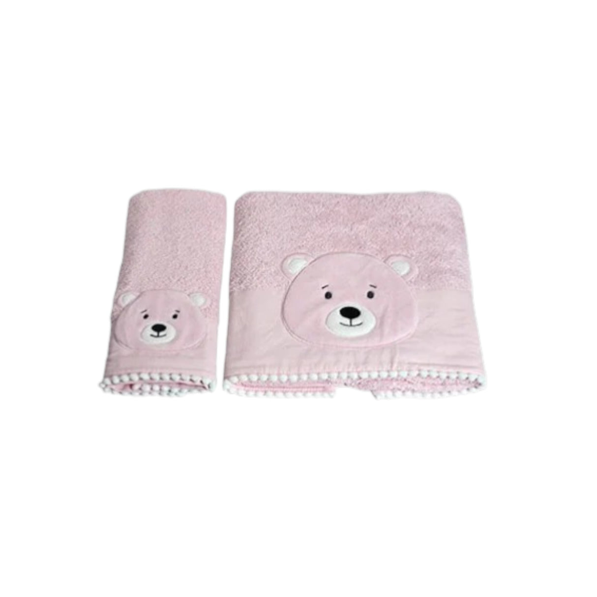 Set Asciugamani Baby 1+1 in Spugna di Cotone Yoghi - Vingi