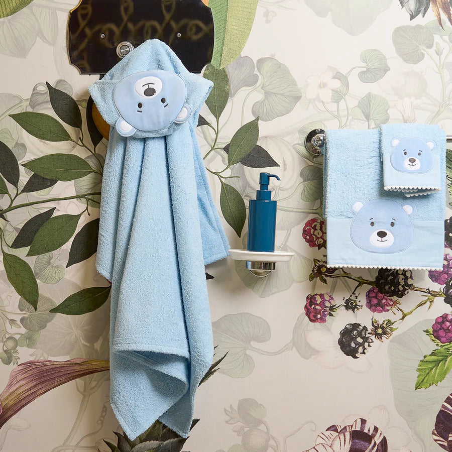 Accappatoio Triangolare Baby in Spugna 100% Cotone Yoghi - Vingi