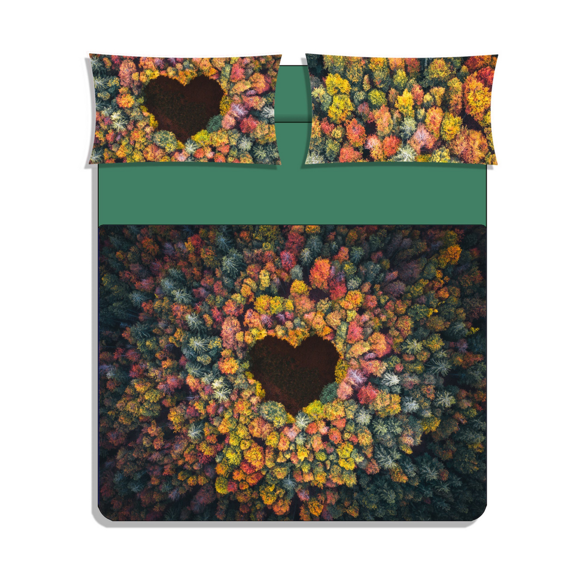 Completo Lenzuola Copriletto FOREST By Karì