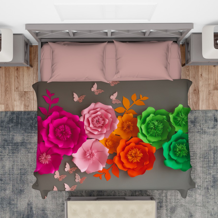 Copriletto PAPER FLOWERS By Karì