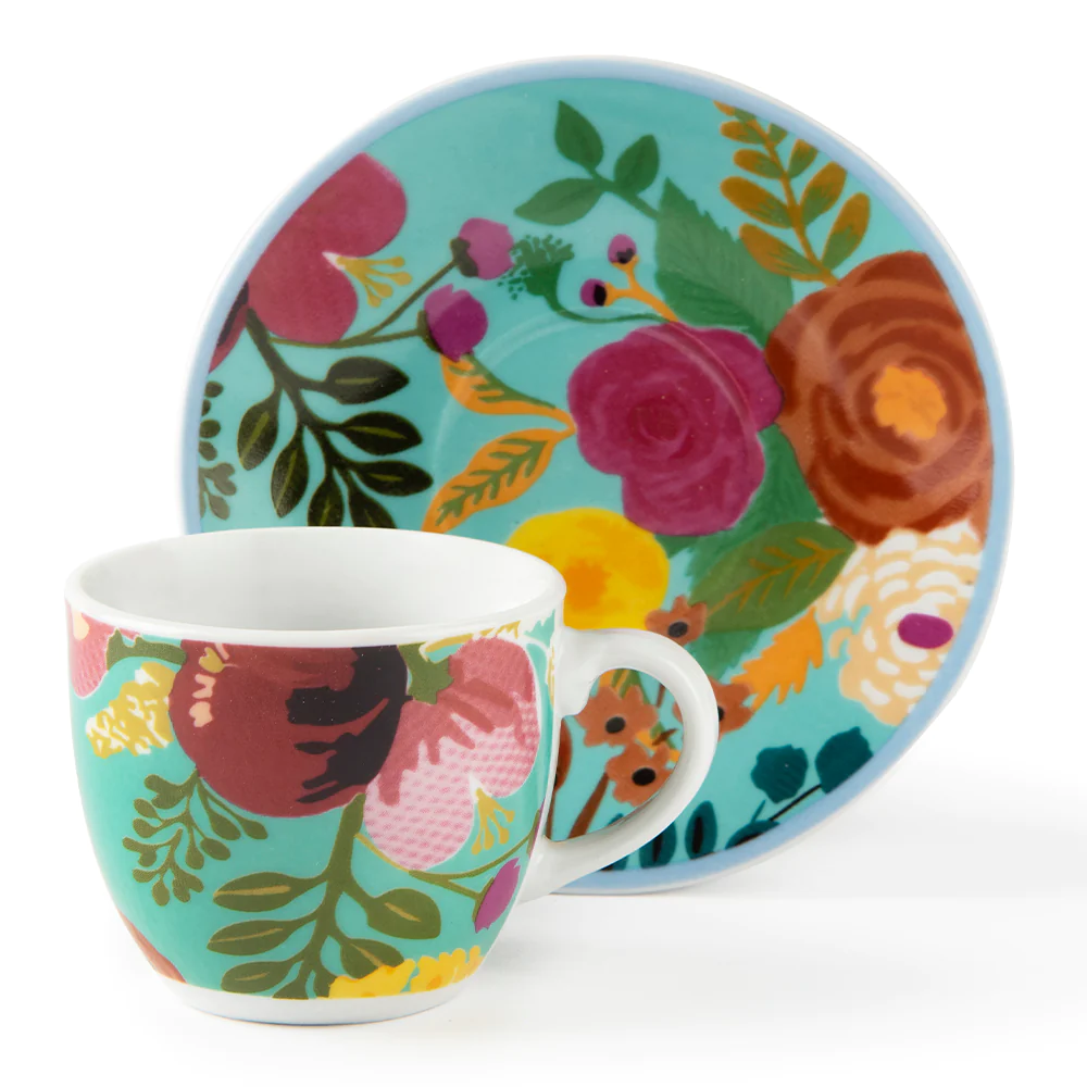 Set 6 Tazze Caffé FIORI FRIDA By Excelsa