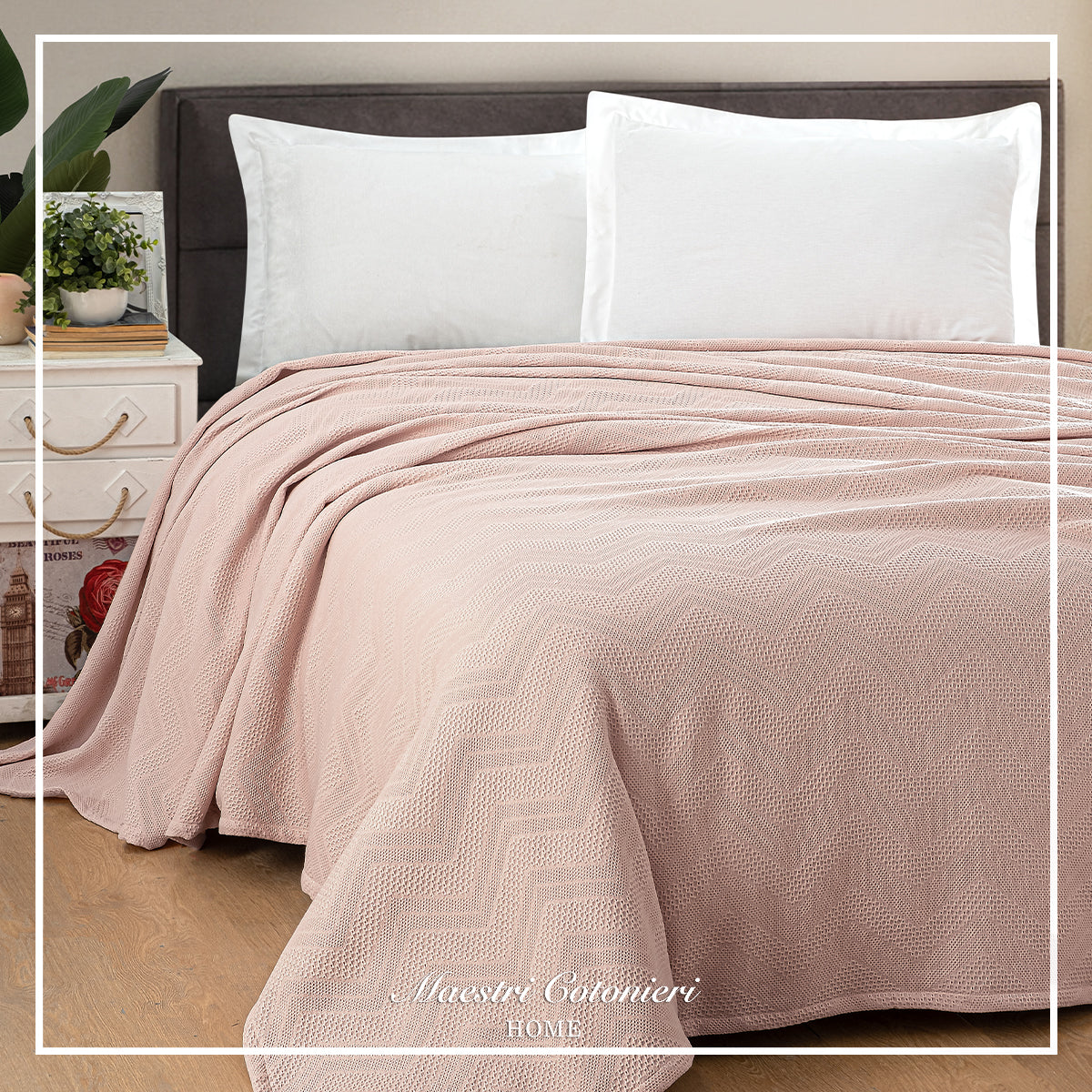 Copriletto ZIGZAG Singolo by Maestri Cotonieri