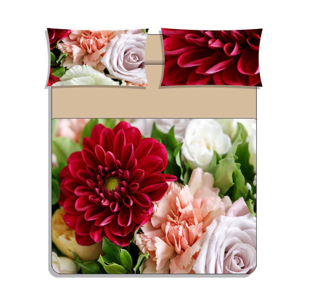 Completo Lenzuola Copriletto MANTO IN FIORE by Karì