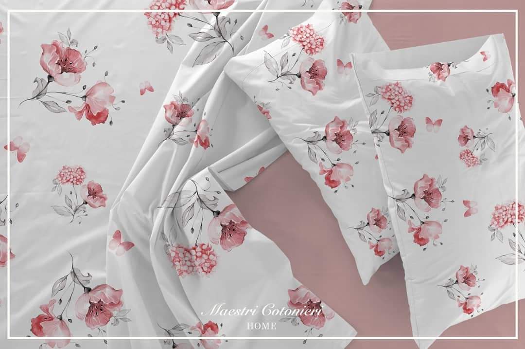 Completo Lenzuola BOTANIQUE By Maestri Cotonieri