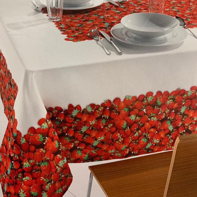 Tovaglia "STRAWBERRY" x12 By Vallesusa