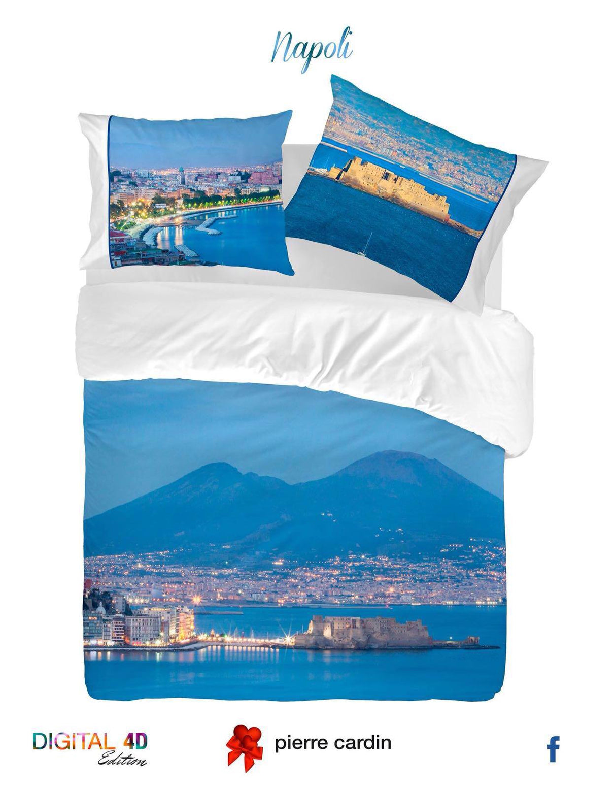 Completo Letto DIGITALE NAPOLI By Pierre Cardin