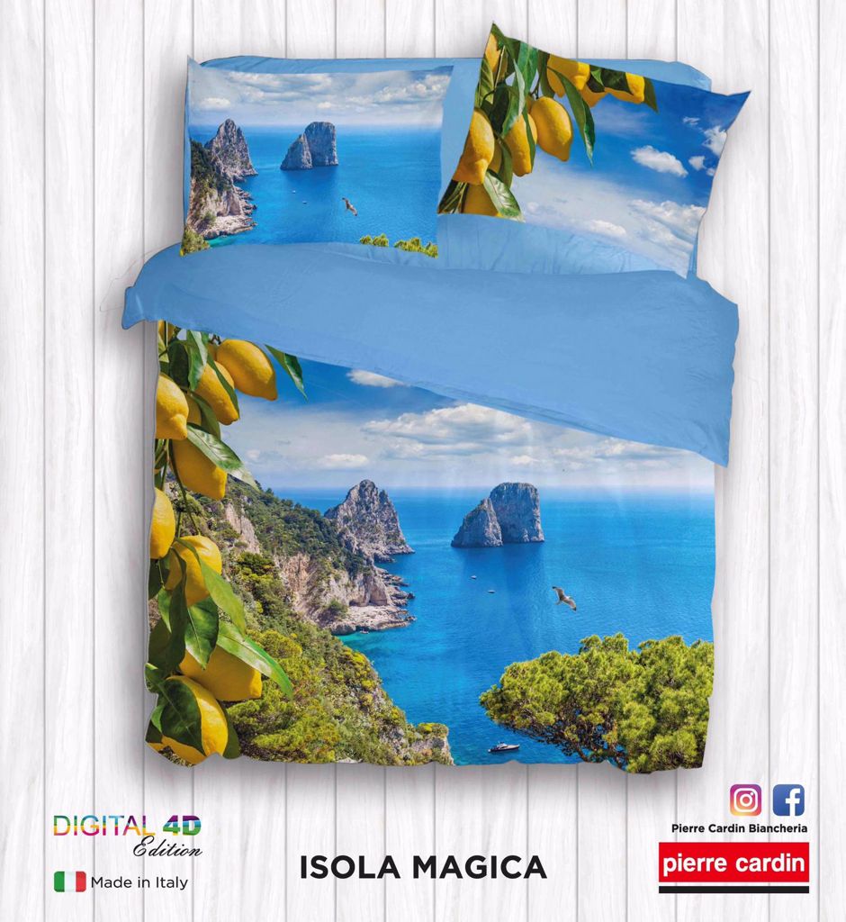 Completo lenzuola Modello Copriletto ISOLA MAGICA by Botticelli