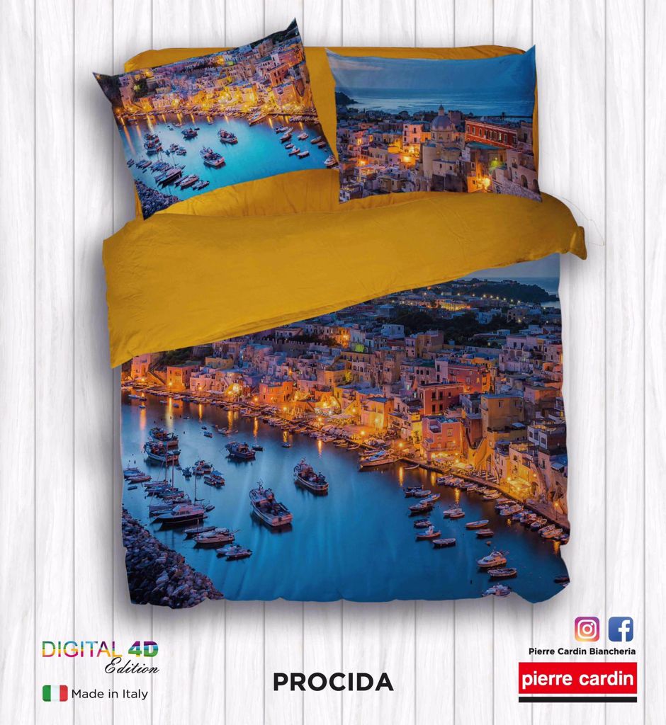 Completo lenzuola Modello Copriletto PROCIDA by Botticelli