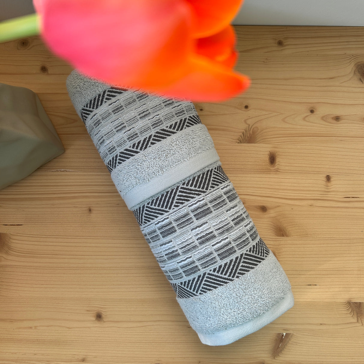 Set Asciugamani 1+1 PLISSE in cotone - ACCA24