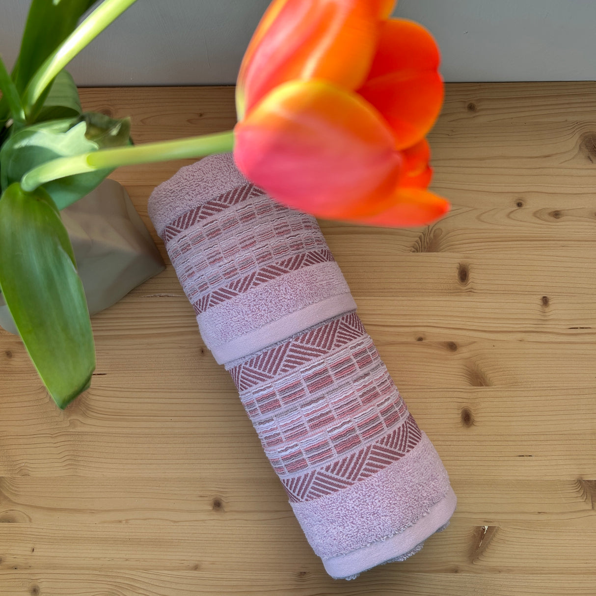 Set Asciugamani 1+1 PLISSE in cotone - ACCA24