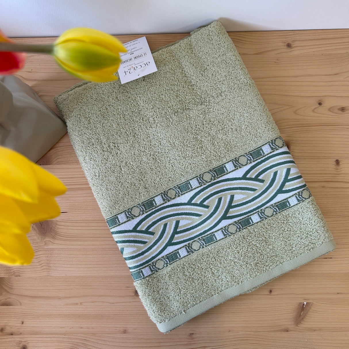 Set Asciugamani 1+1 Alina in Puro Cotone – Acca24