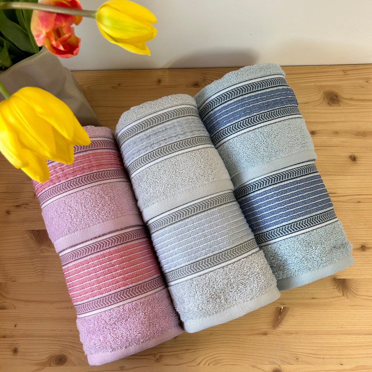 Set Asciugamani 3+3 CANETTE by Acca24