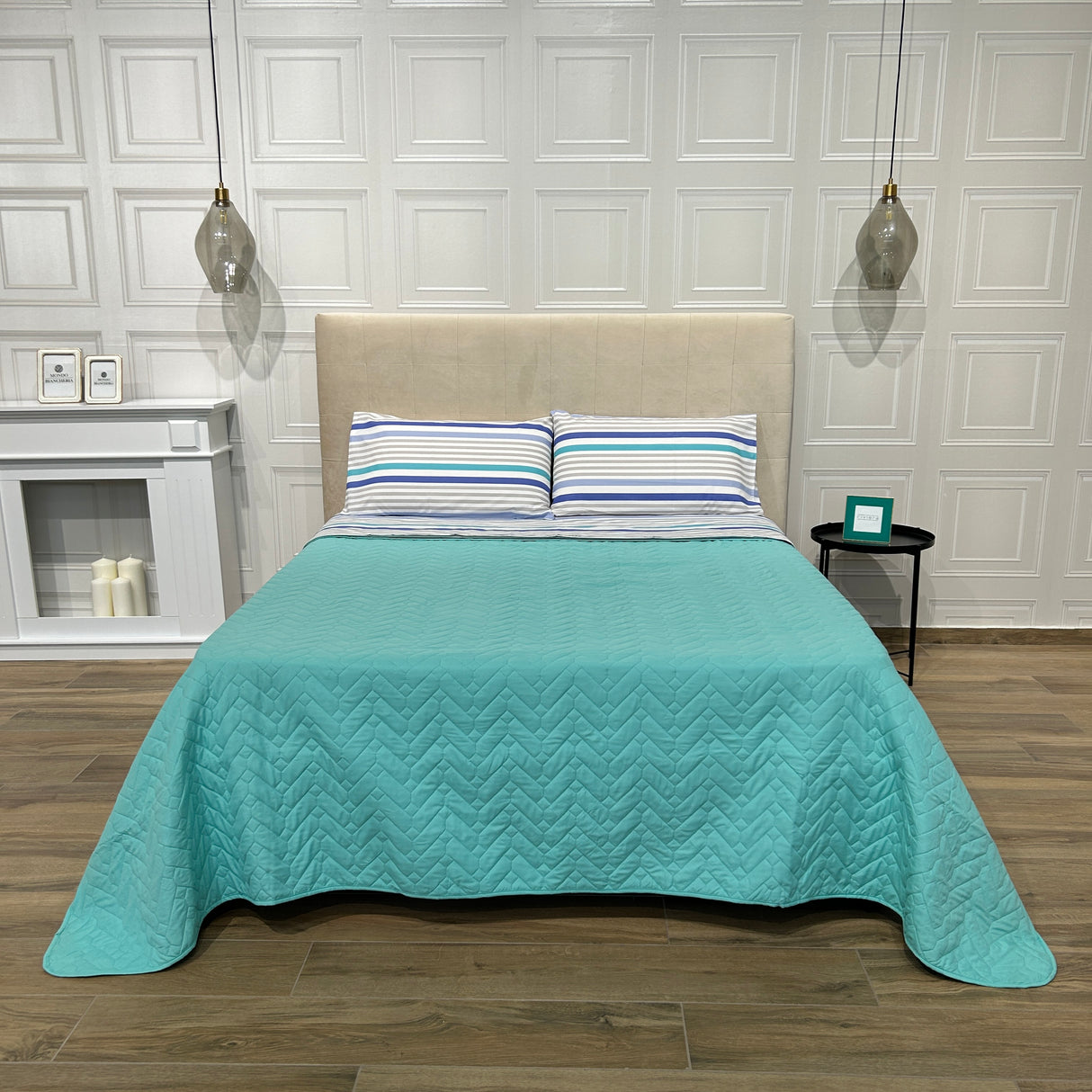 Copriletto Trapuntato ULTRACOLOR piazza e mezza by Via Roma 60