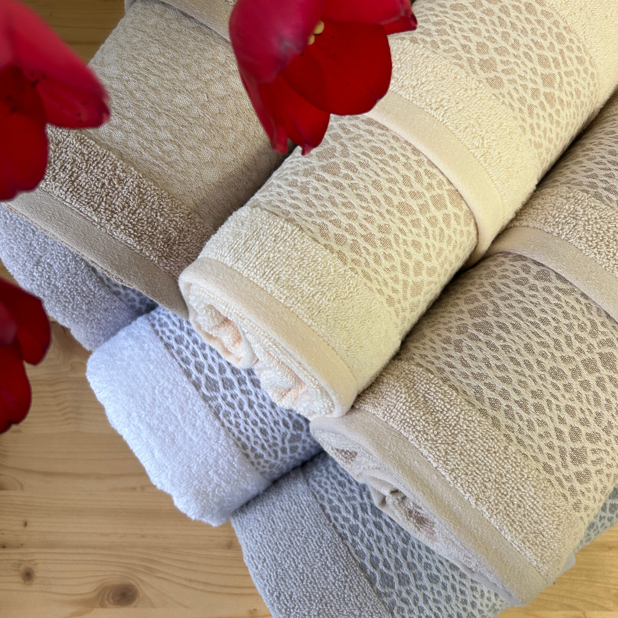 Set Asciugamani 3+3 KAROL By Neìth