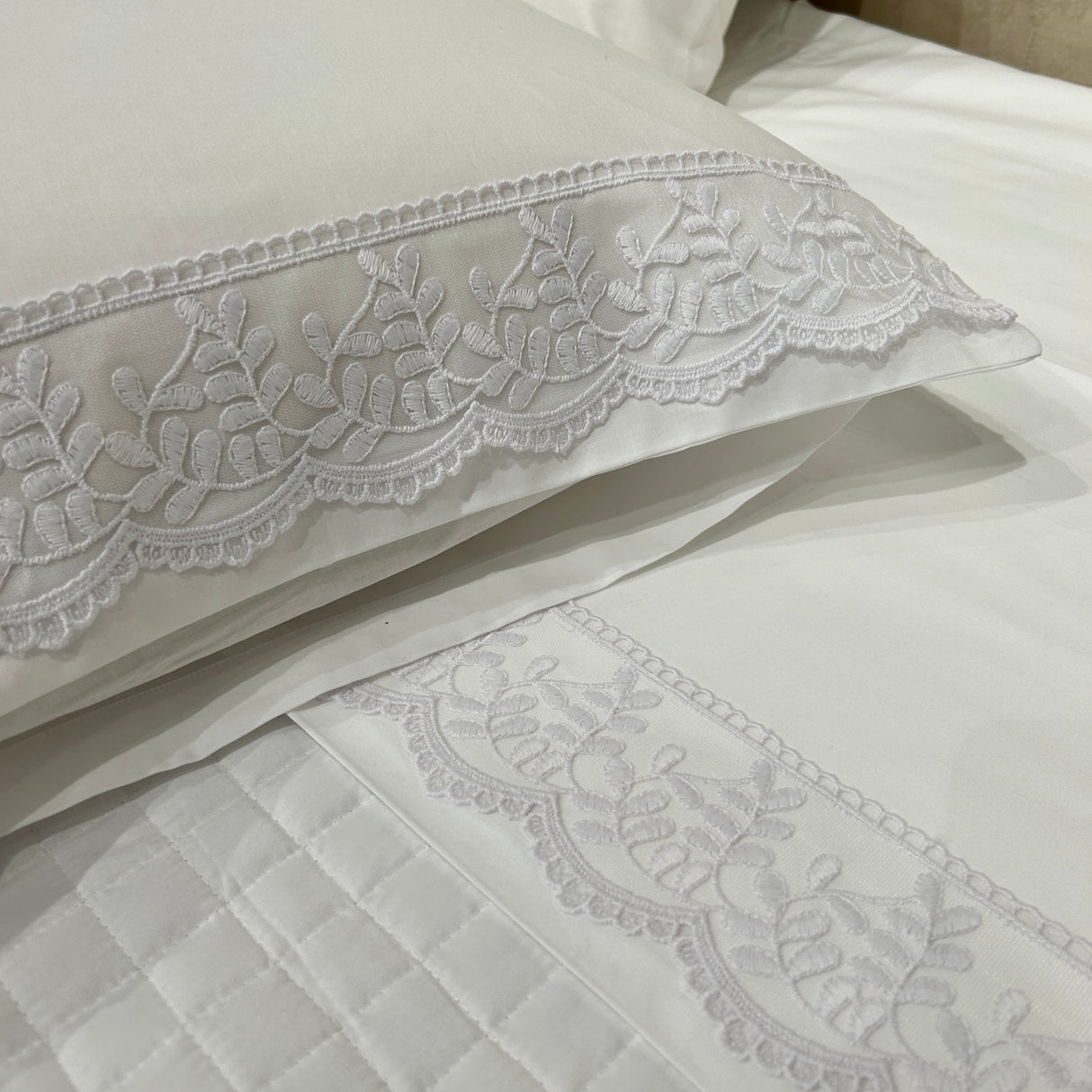 Completo Lenzuola TULLE E FOGLIOLINE - Dreams