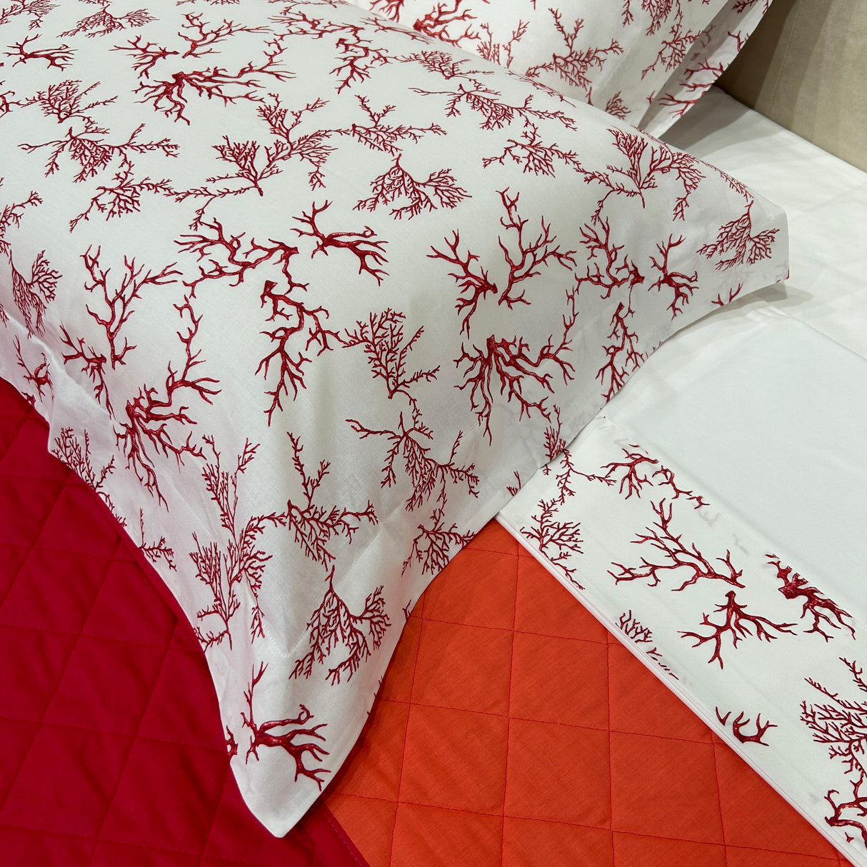 Completo Lenzuola Corallini By Opera Prima Firenze