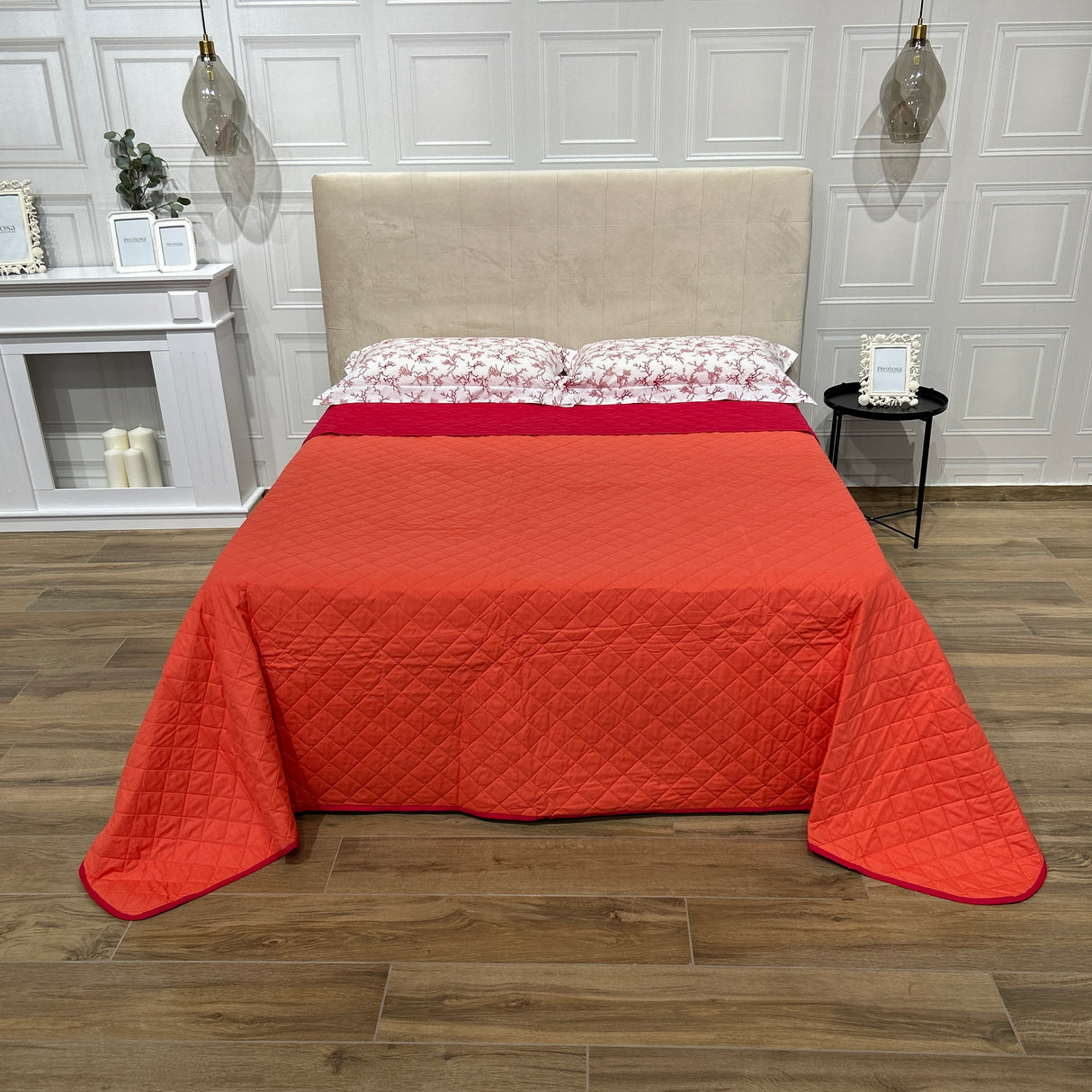 Trapuntino FLASH BICOLOR matrimoniale in Cotone By Acca24