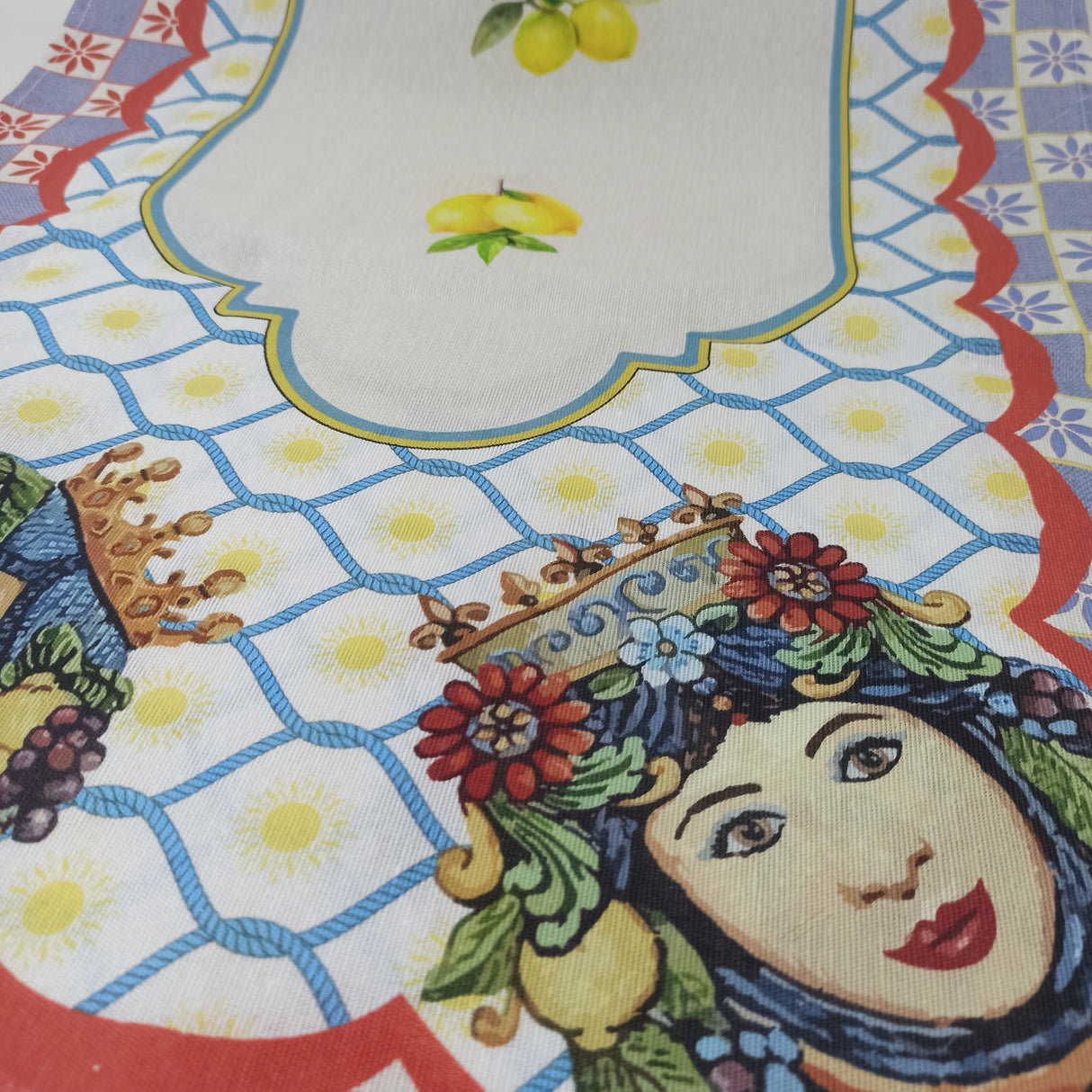 Runner E Centrotavola TESTE DI MORO By Botticelli