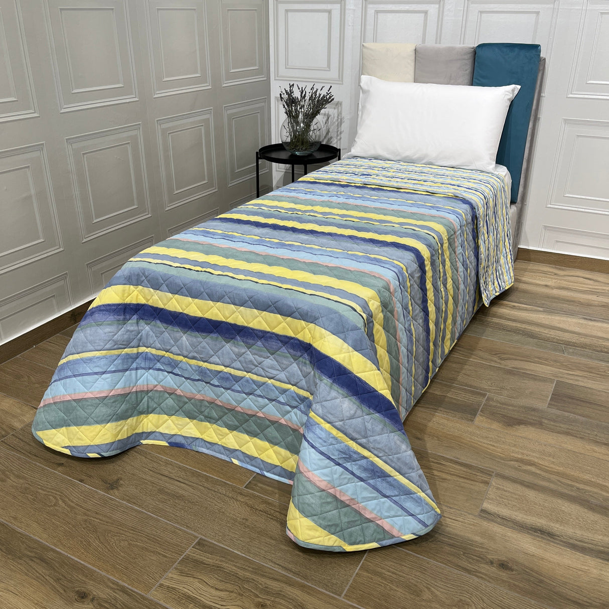 Trapuntino ADELE AZZURRO singolo By Riviera