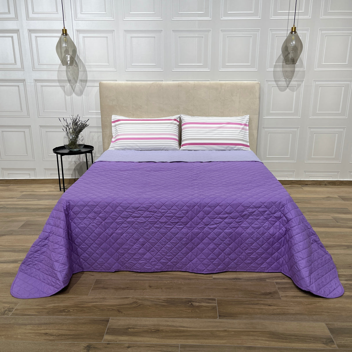 Trapuntino FLASH BICOLOR matrimoniale in Cotone By Acca24