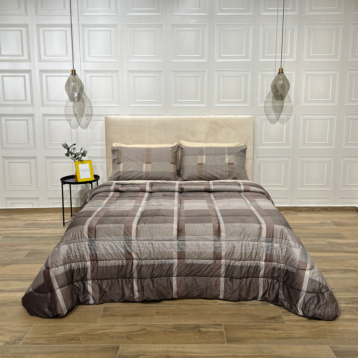 Trapunta matrimoniale CASTIGLIONE in velluto By Riviera